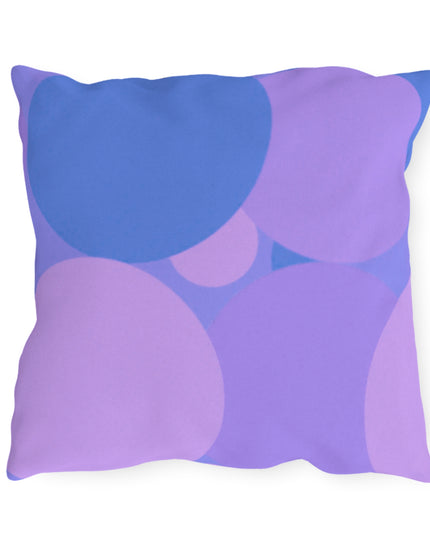 Pastel Purple Family Patches 18" x 18" Outdoor Pillow