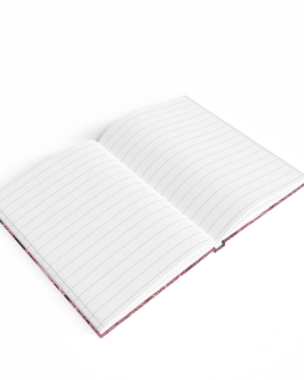 Uzi Spiral Ruby 5" x 7" Journal - 128 Ruled Line pages