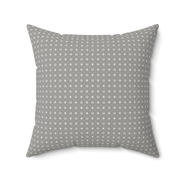 Desaturated Star-crossed Bodies Faux Suede Square Pillow, 20" x 20"