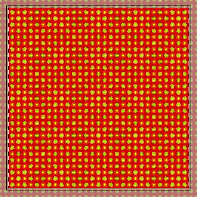 Late Evening Star-crossed Bodies Cotton Twill Napkin, 22" x 22"