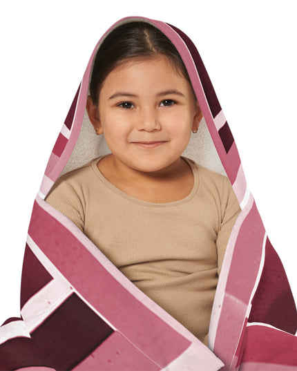 Red Shadow Youth Hooded Towel, 24" x 48"