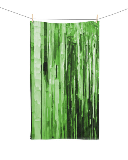 Striped Mint Pastels Hand Towel, 16" x 28"