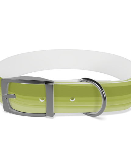 Lemon Wavey Medium Dog Collar