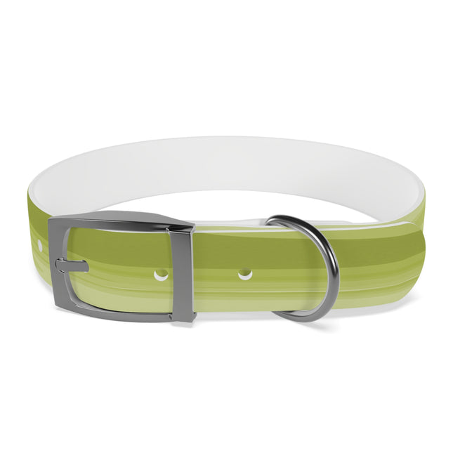 Lemon Wavey Medium Dog Collar