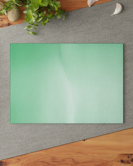 Mint Fade 8" x 11" Glass Cutting Board