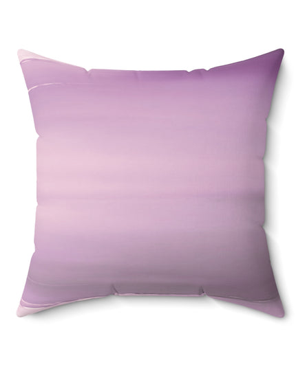 Dark Pink Sea Amethyst Fog 20" x 20" Faux Suede Square Pillow