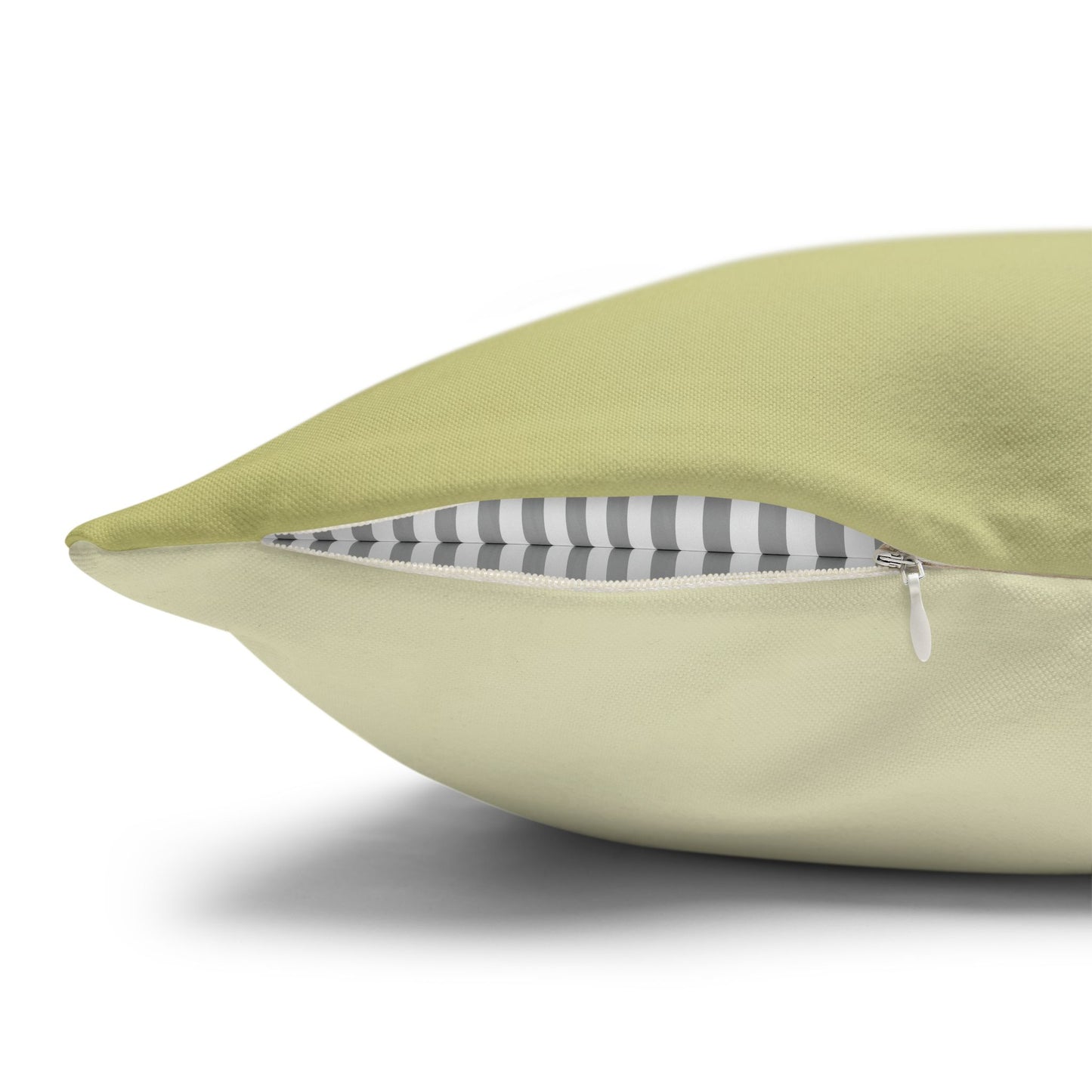 Lemon Fade Spun Polyester Square Pillowcase, 14" x 14"