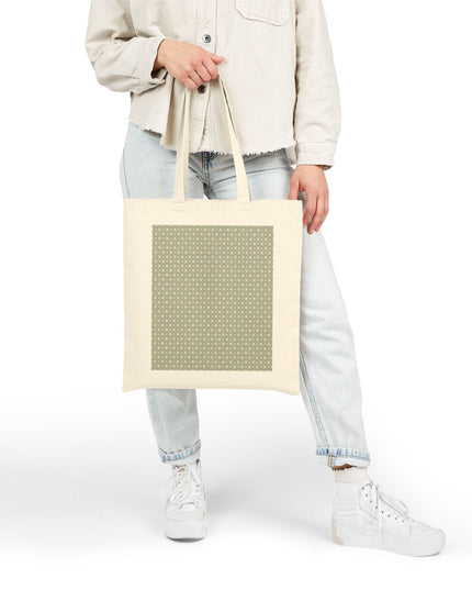 Olive Star-crossed Bodies Cotton Canvas Tote Bag