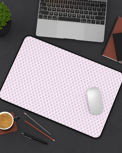 Pink Mornings Star-crossed Bodies Desk Mat, 12" x 18"