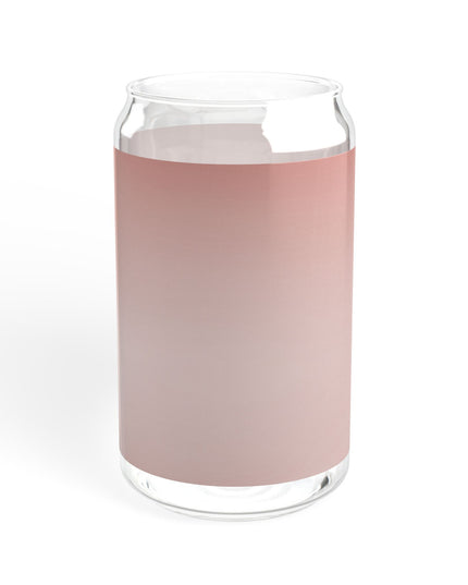 Rose Red Fade Sipper Glass, 16oz