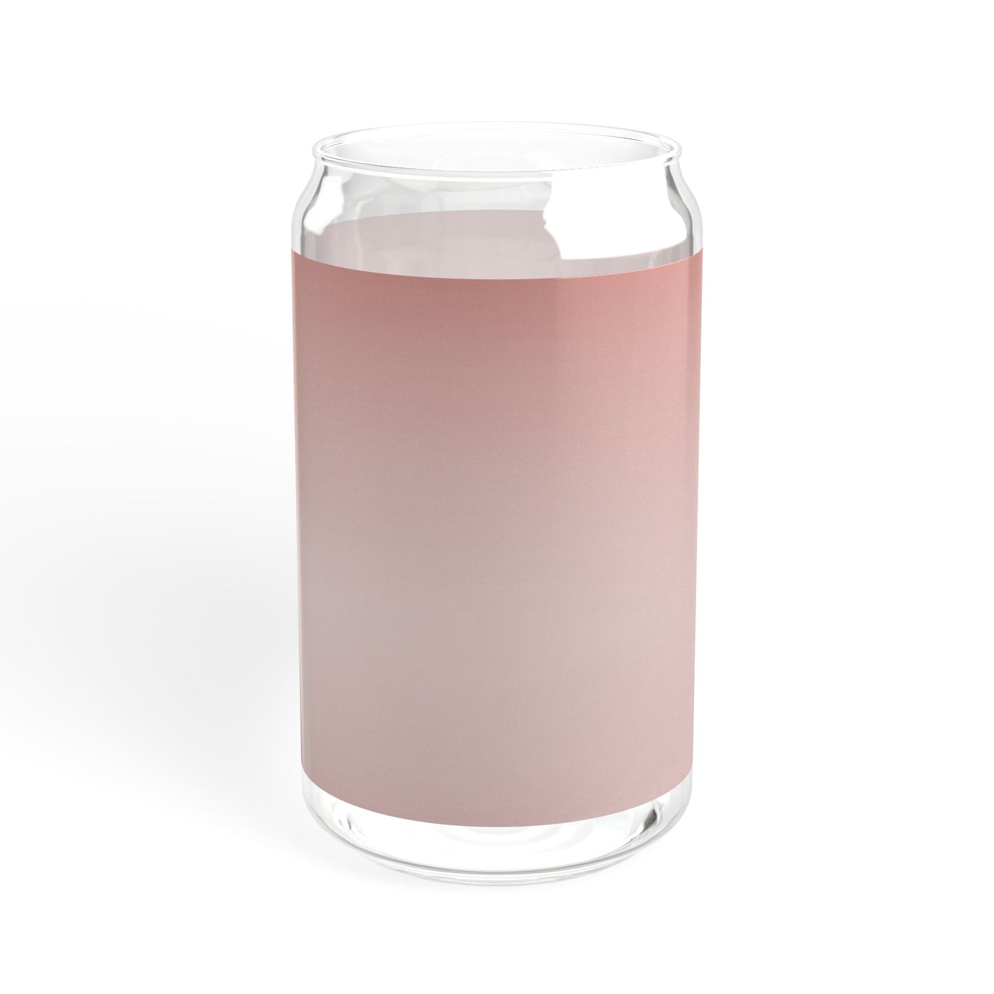 Rose Red Fade Sipper Glass, 16oz