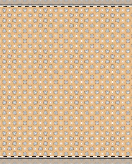 Tan Sunset Star-crossed Bodies Cotton Twill Napkin, 22" x 22"