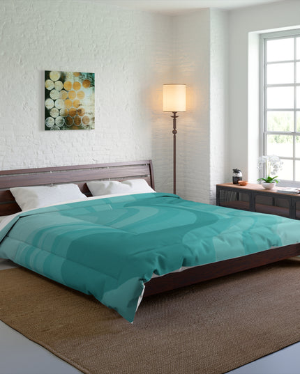 Tif Green Wavey 104" × 88" Comforter
