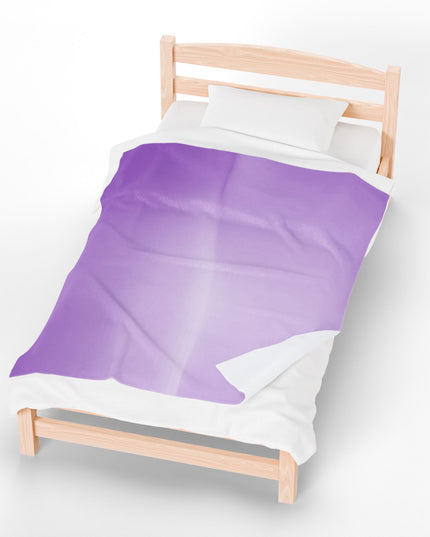 Soft Lavender Fade Velveteen Plush Blanket, 50" x 60"