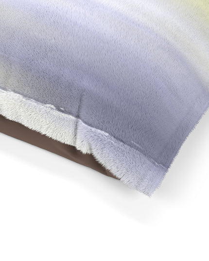 Lavender Sea Golden Fog 28" × 18" Pet Bed