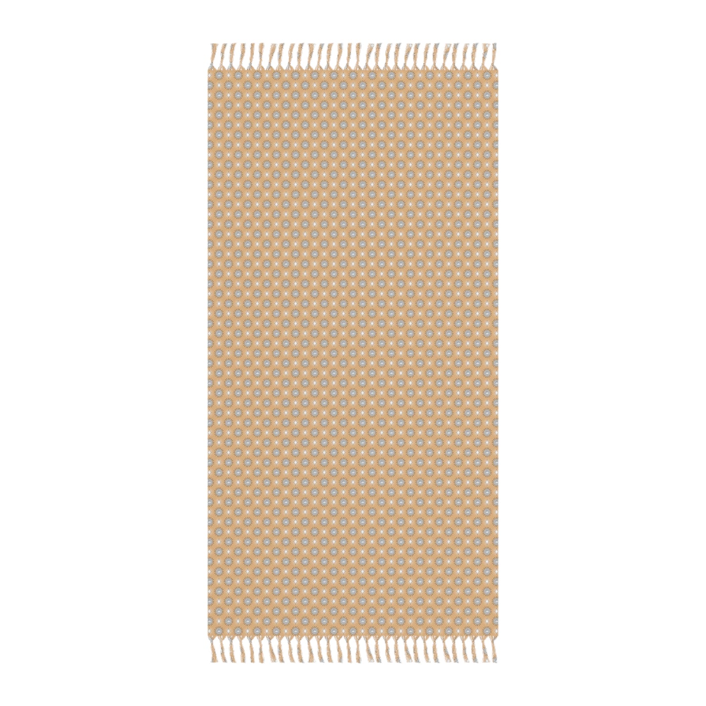 Tan Sunset Star-crossed Bodies Boho Beach Cloth, 38" × 81"