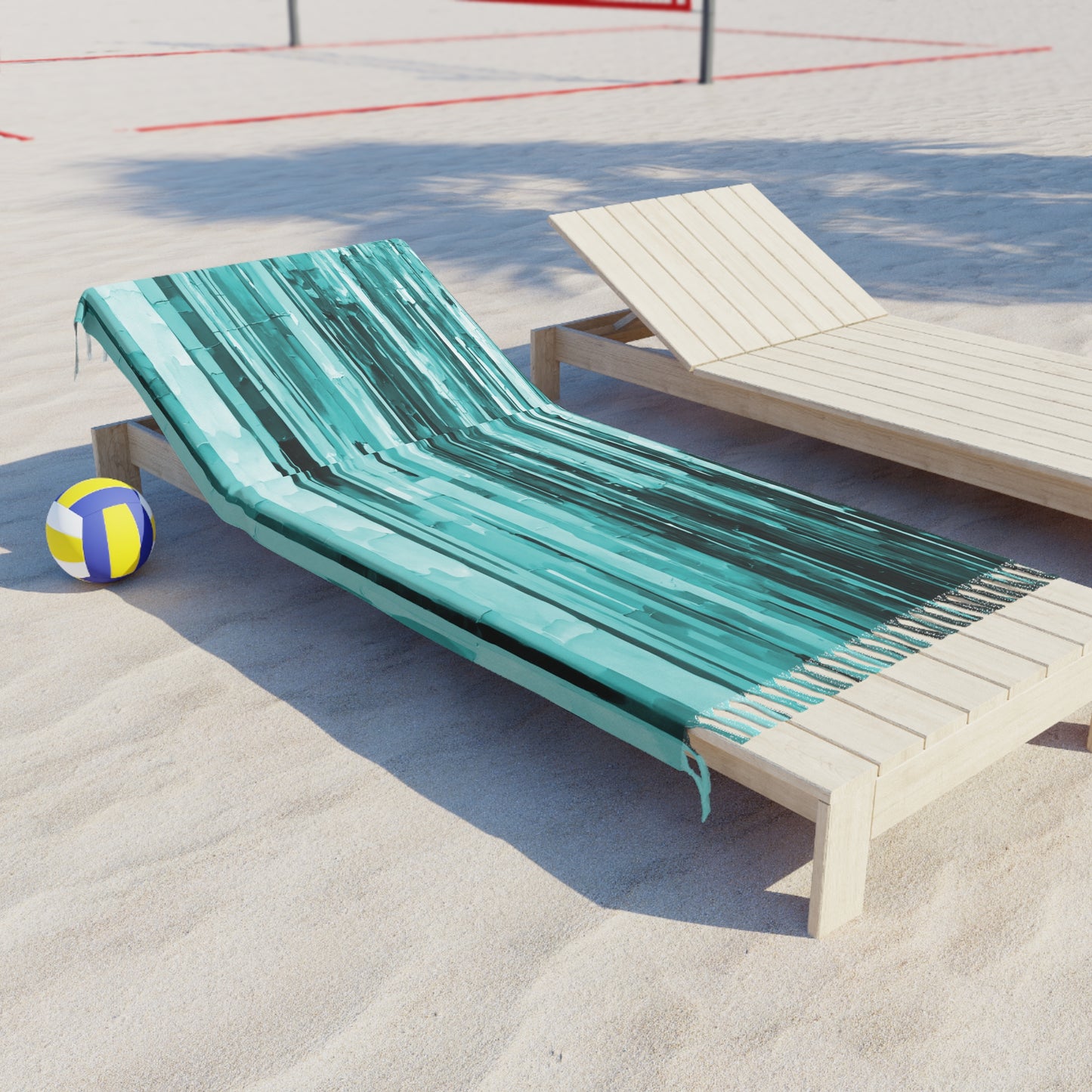 Striped Tif 38" × 81" Boho Beach Cloth
