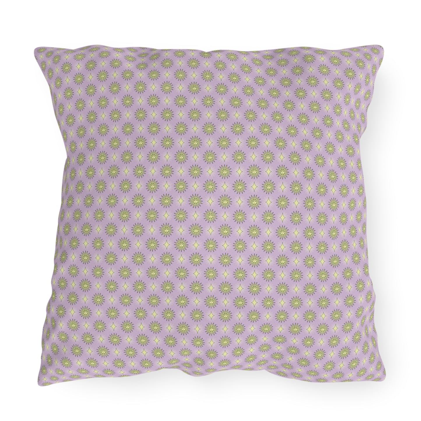 Magenta Star-crossed Bodies 20" x 20" Outdoor Pillow