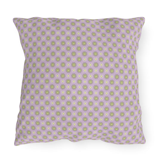 Magenta Star-crossed Bodies 20" x 20" Outdoor Pillow
