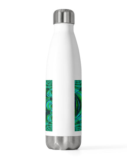 Uzi Spiral Blue Green 20oz Insulated Water Bottle