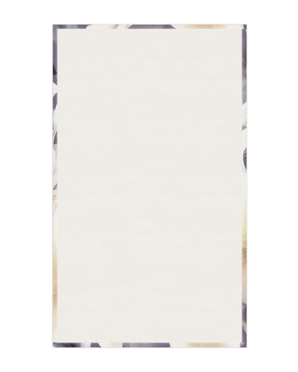 White Blush Floral Bunch Tea Towels (cotton, poly), 18" x "30