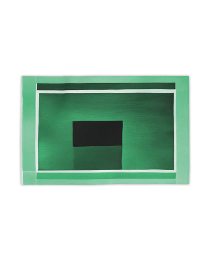 Mint Green Shadow Beach Towel, 18" x 27"