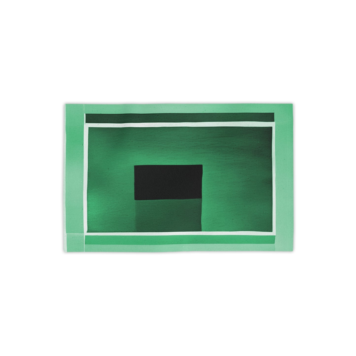 Mint Green Shadow Beach Towel, 18" x 27"