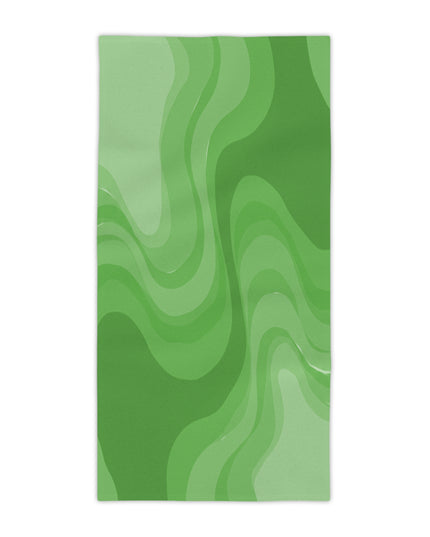 Greenie Meanie Wavey Beach Towel, 30" x 60"