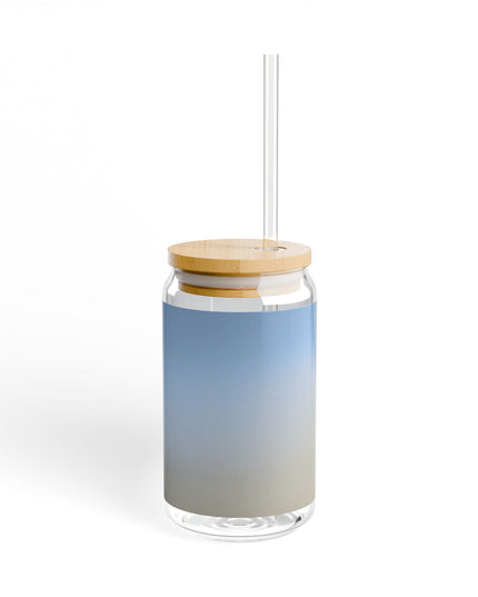 Cobalt Fade Sipper Glass, 16oz