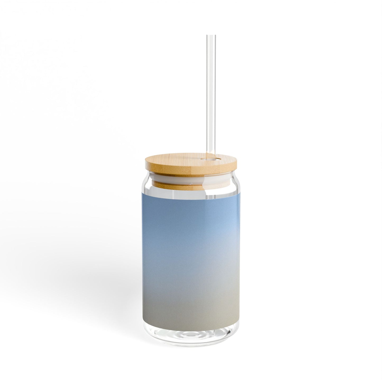 Cobalt Fade Sipper Glass, 16oz
