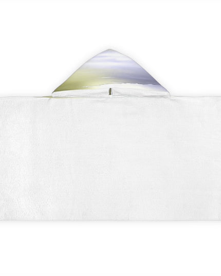 Lavender Sea Golden Fog Youth Hooded Towel, 24" x 48"