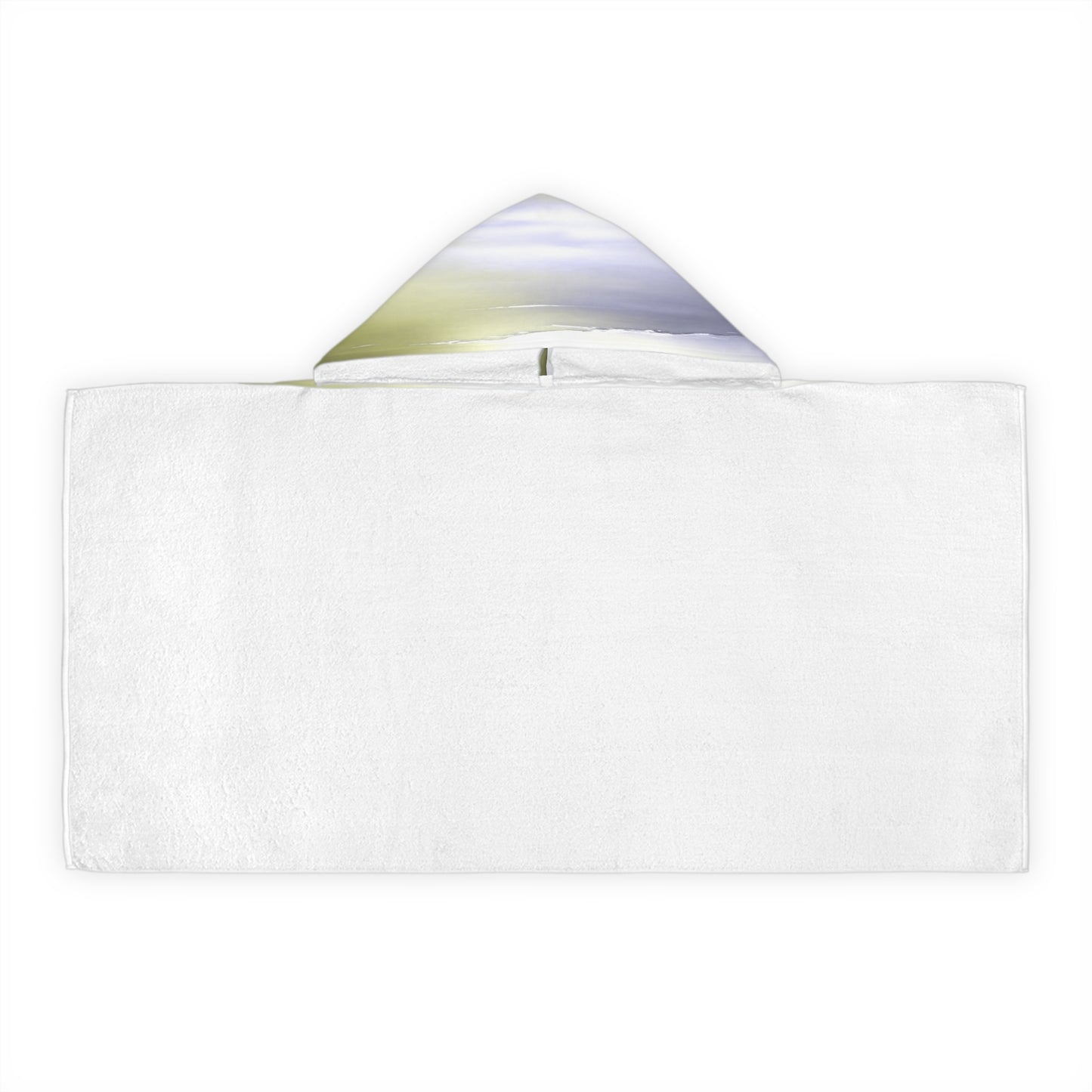 Lavender Sea Golden Fog Youth Hooded Towel, 24" x 48"