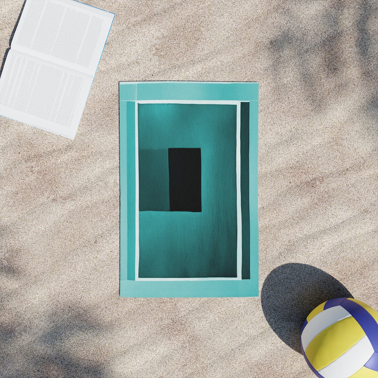 Tif Shadow Beach Towel, 18" x 27"