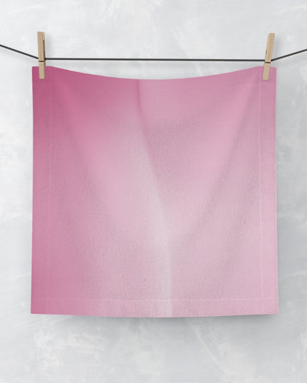 Pink Blush Fade Face Towel, 13" x 13"