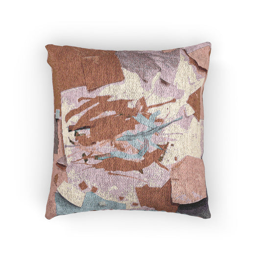 Vampire Chocolate Paper Paint Woven Pillow, 17" x 18"