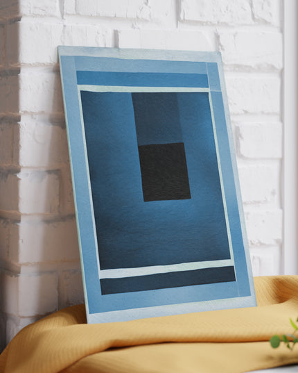 Blue Shadow 8" x 11" Glass Cutting Board