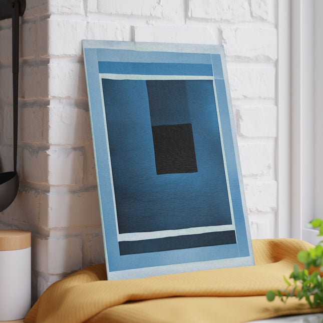 Blue Shadow 8" x 11" Glass Cutting Board