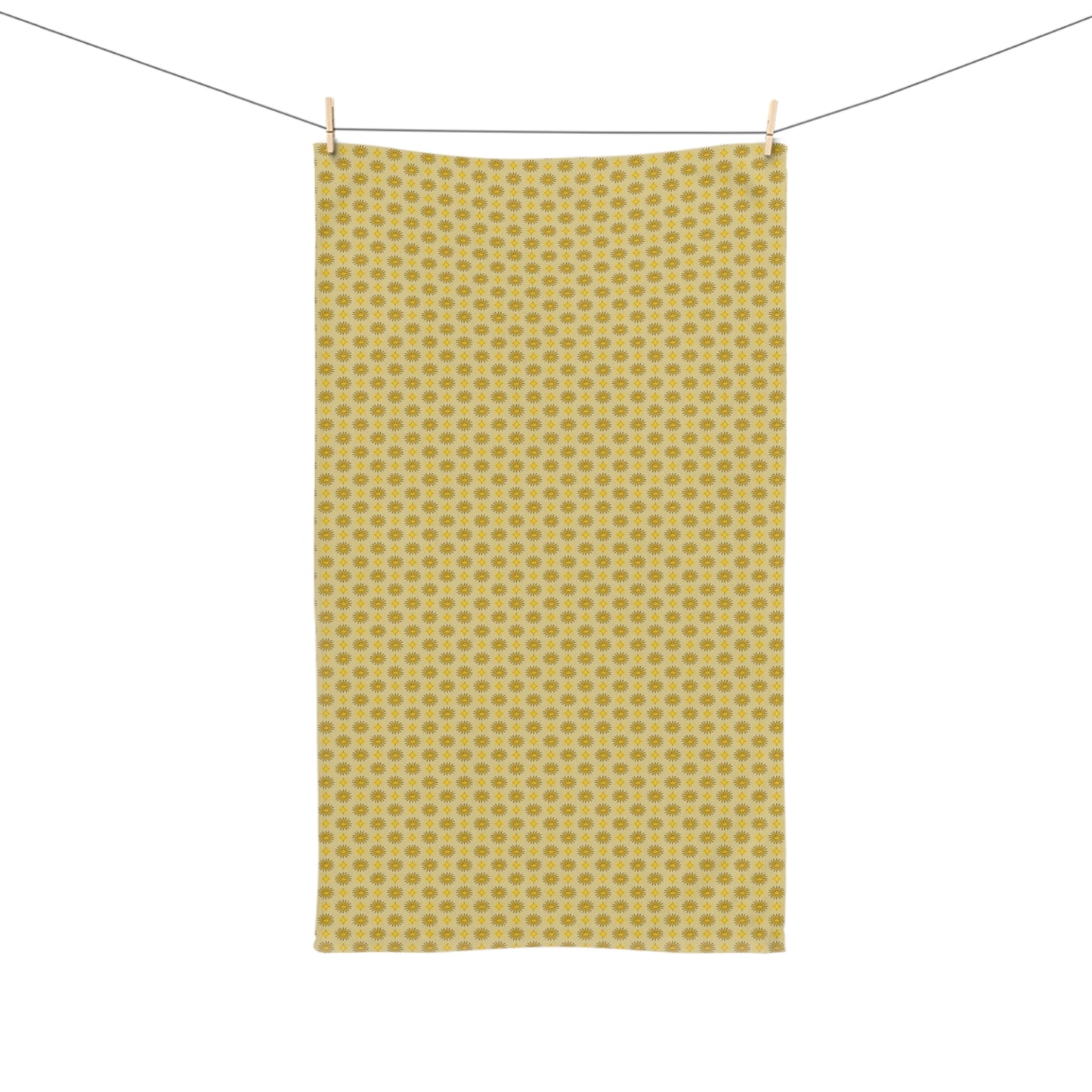 Lemongrass Star-crossed Bodies Hand Towel, 16" x 28"