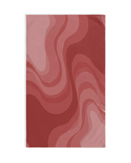 Pinky Mauve Wavey Hand Towel, 16" x 28"