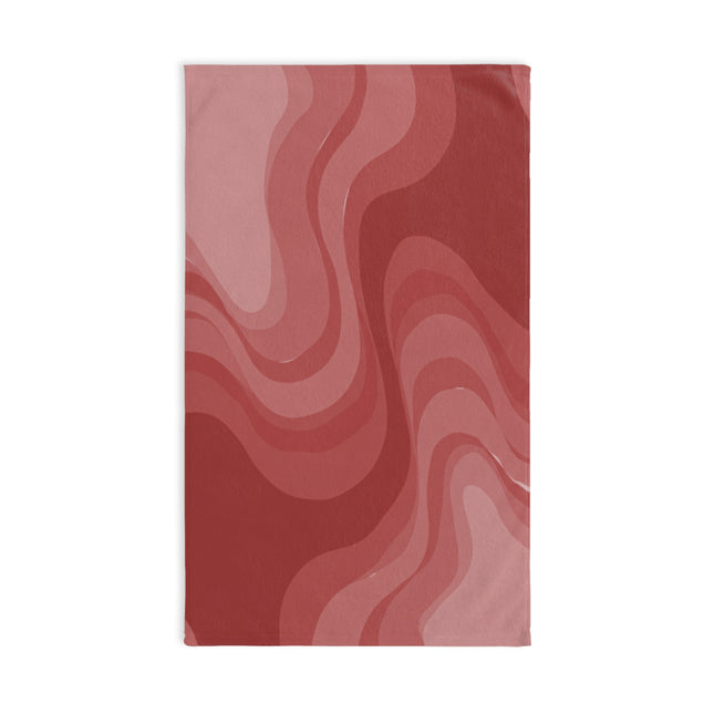 Pinky Mauve Wavey Hand Towel, 16" x 28"