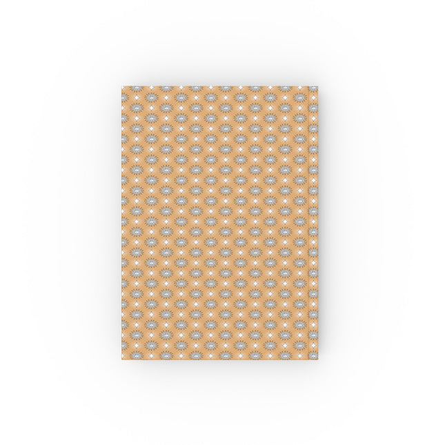 Tan Sunset Star-crossed Bodies Hard Backed Journal with 128 blank pages, 5.2" x 7.4"
