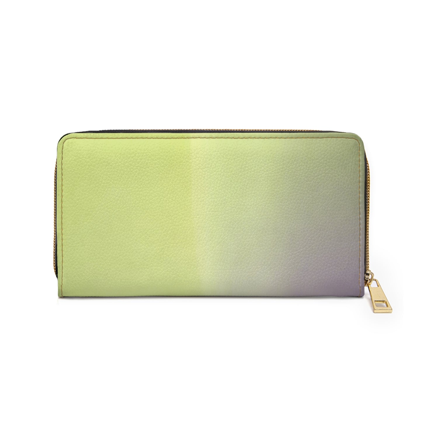 Purple Golden Fade Elegant Abstract Zipper Wallet - Stylish & Functional Accessory for Everyday Use