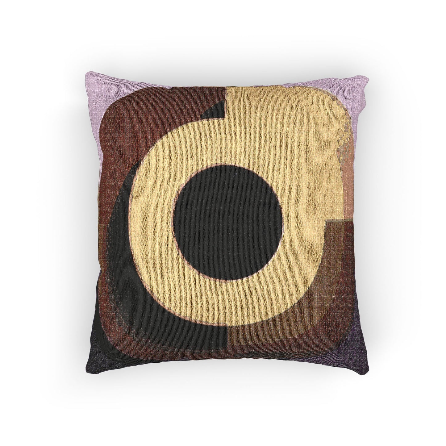 Golden Eyepiece Woven Pillow, 17" x 18"