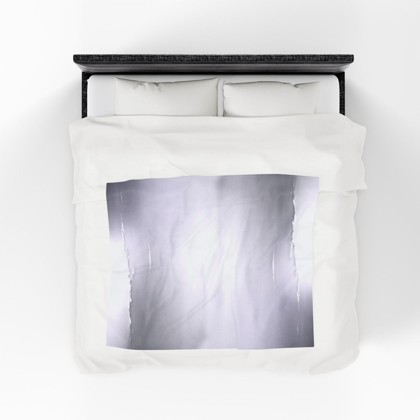 Sephia Sea Dark Fog Velveteen Plush Blanket, 50" x 60"