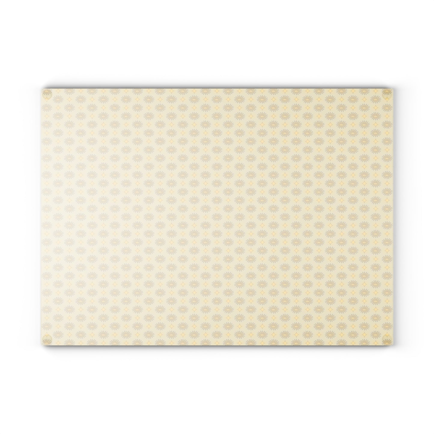 Lemongrass Star-crossed Bodies Glass Cutting Board, 11" x 15"