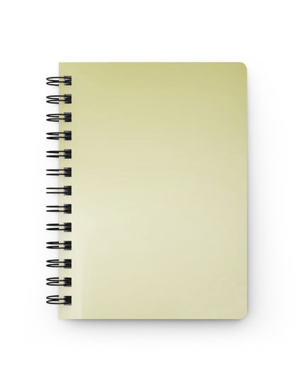 Lemon Fade Spiral Bound Journal, 5" x 7" 150 pages