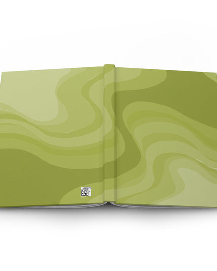 Lemon Wavey 5.75" x 8" Hardcover Journal Matte with 150 lined pages