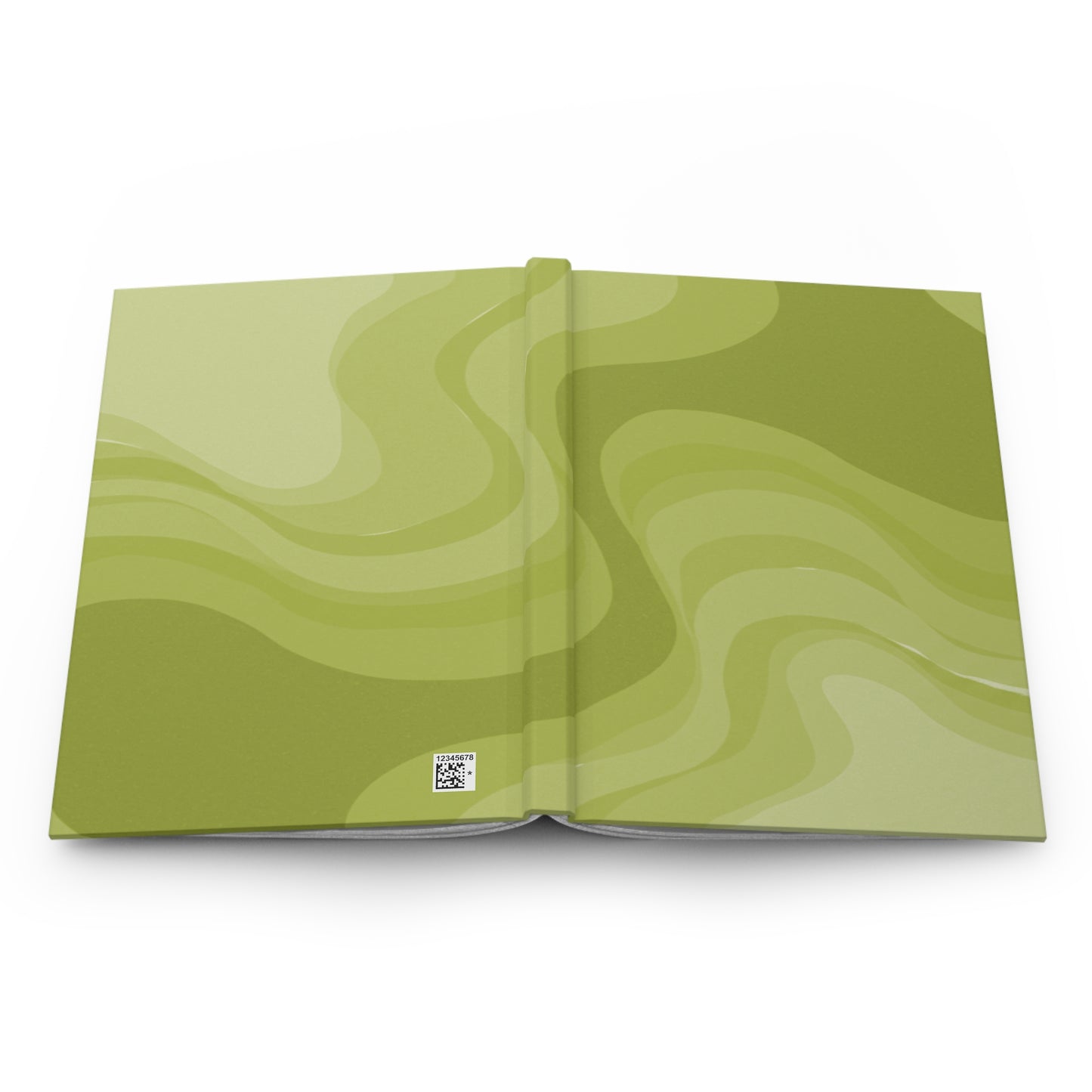 Lemon Wavey 5.75" x 8" Hardcover Journal Matte with 150 lined pages