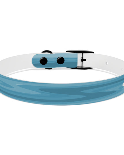 Sky Blue Wavey Small Dog Collar