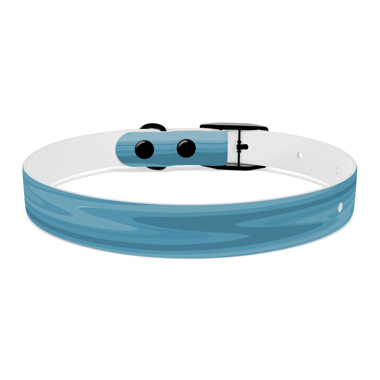 Sky Blue Wavey Small Dog Collar